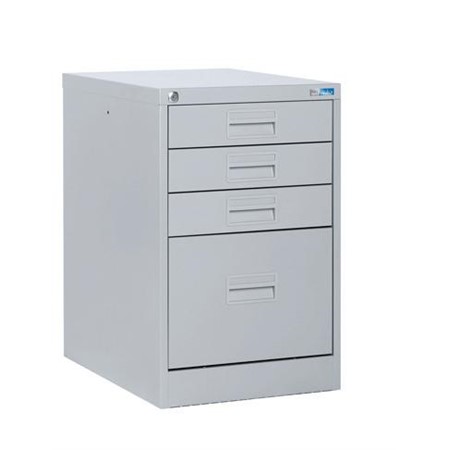 product image:Essential Midi Foolscap Filing Cabinet - 3 + 1 drawer